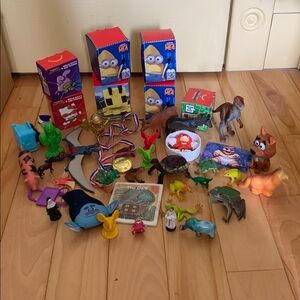 Assorted Kids Toys Lot McDonald’s Animals Dinosaur Minecraft